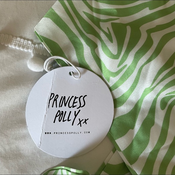 NWT zebra stripe princess polly tie top! - Picture 5 of 5